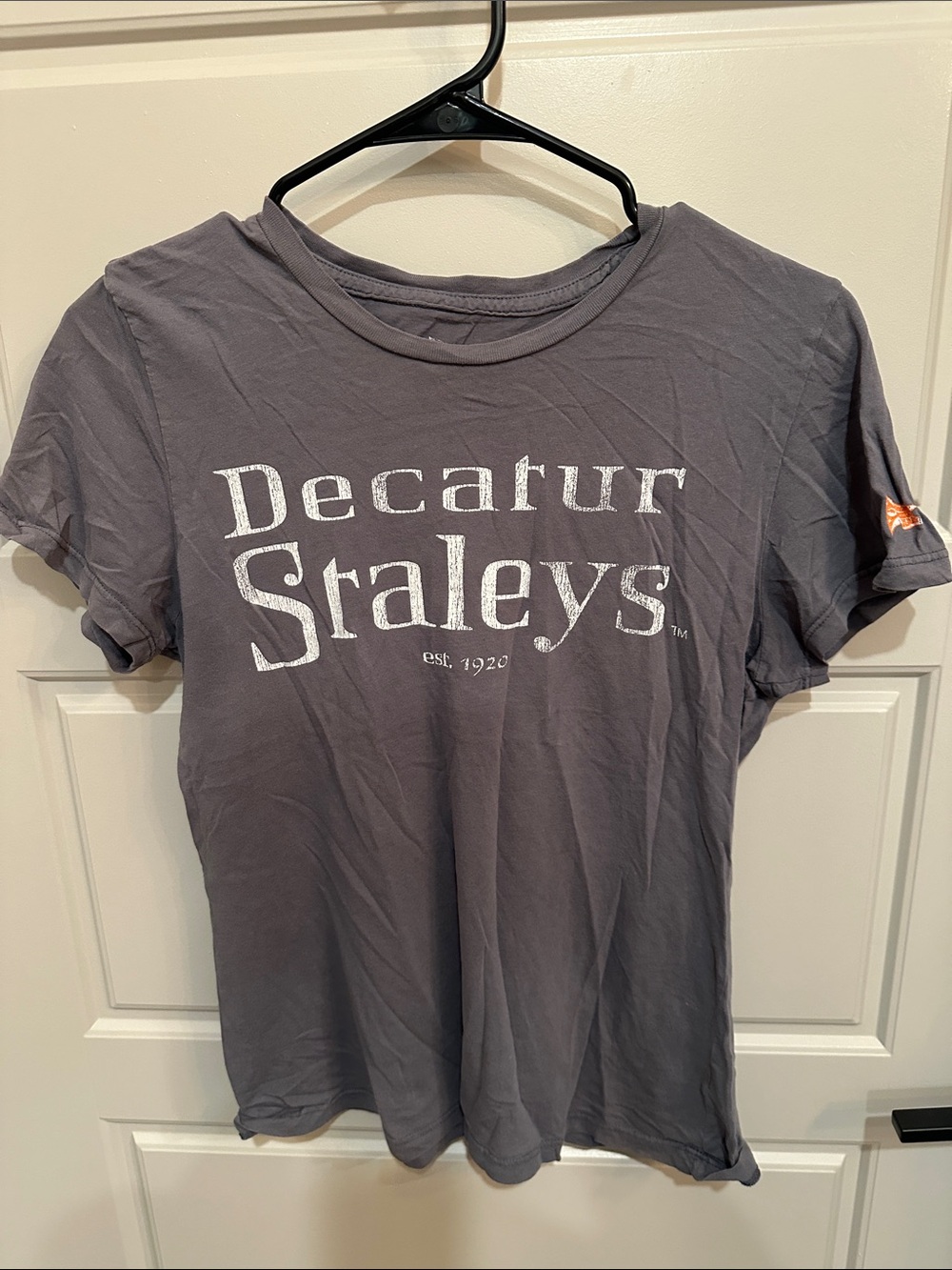 Decatur Staleys Women's Short Sleeve Graphic Tee - Gray